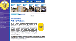 Desktop Screenshot of allfie.org.uk